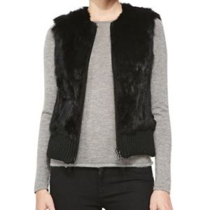 Pologeorgis Black Fur Vest